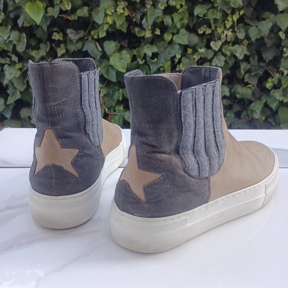 Lorena Antoniazzi Chelsea Style Sneakers Size 36 Tan/Black/Gray MSRP $687 - Picture 1 of 10